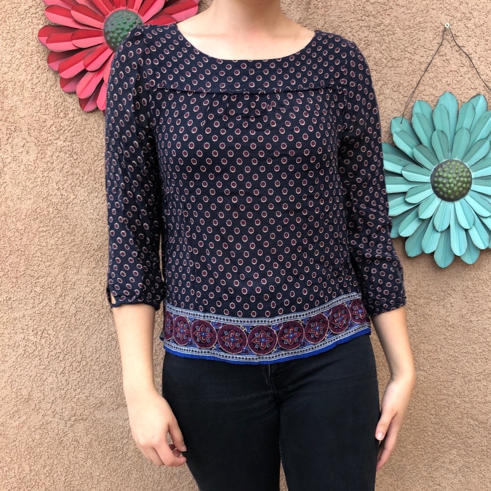 Patterned Blouse